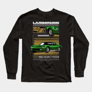 Italian Miura Car Long Sleeve T-Shirt